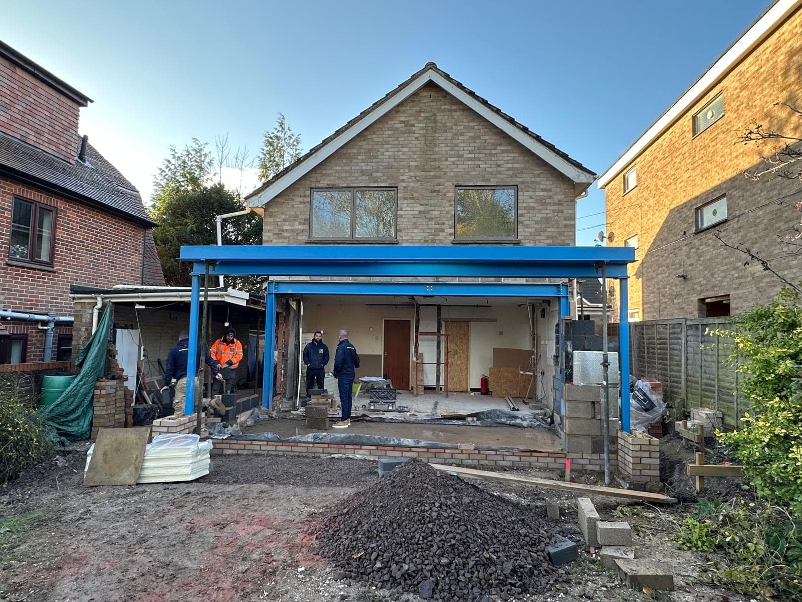 Complete Construction Salisbury team at work